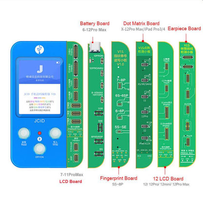 JC V1S Programmer True Tone Repair for iPhone 7 8 X XR XS MAX 11 Pro Max 12 Original Color Touch Shock Battery Fingerprint SN Reader - ORIWHIZ