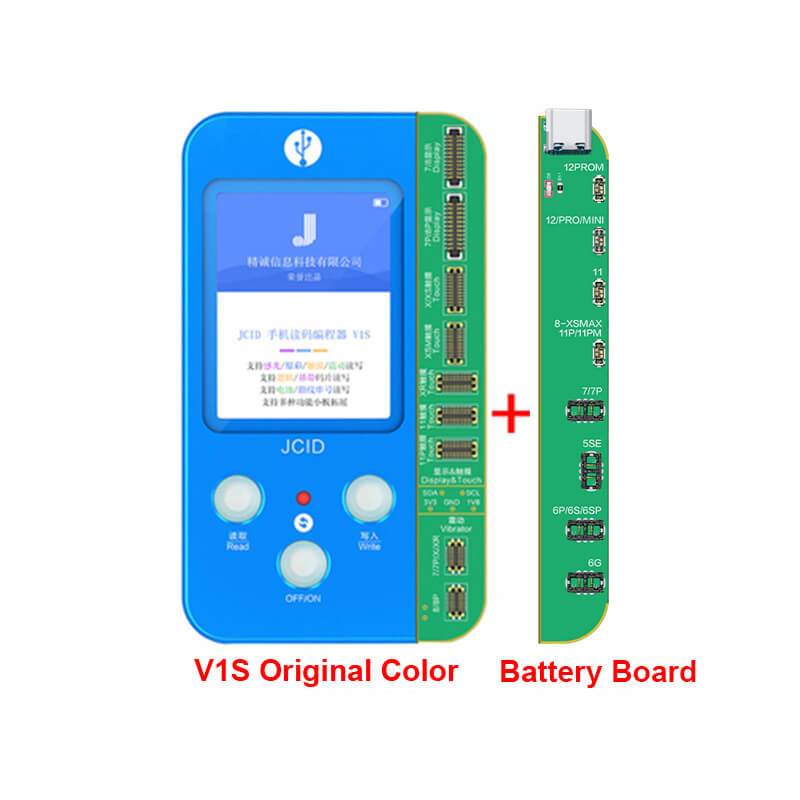 JC V1S Programmer True Tone Repair for iPhone 7 8 X XR XS MAX 11 Pro Max 12 Original Color Touch Shock Battery Fingerprint SN Reader - ORIWHIZ