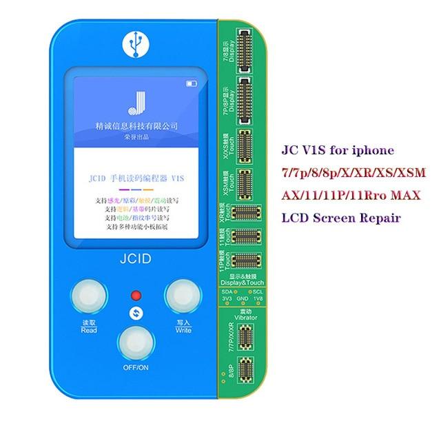 JC V1S Programmer True Tone Repair for iPhone 7 8 X XR XS MAX 11 Pro Max Original Color Touch Shock Battery Fingerprint SN Read - Oriwhiz Replace Parts