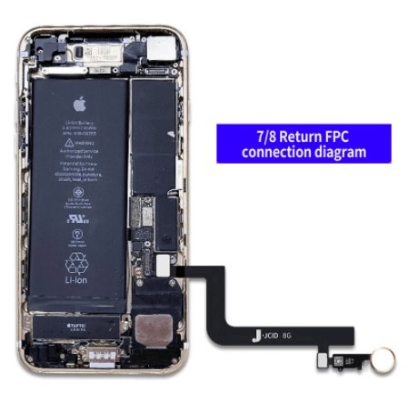JCID JC Universal Return FPC Flex Cable For iPhone 7G 7P 8G 8P Home Button Repair Return Function - ORIWHIZ