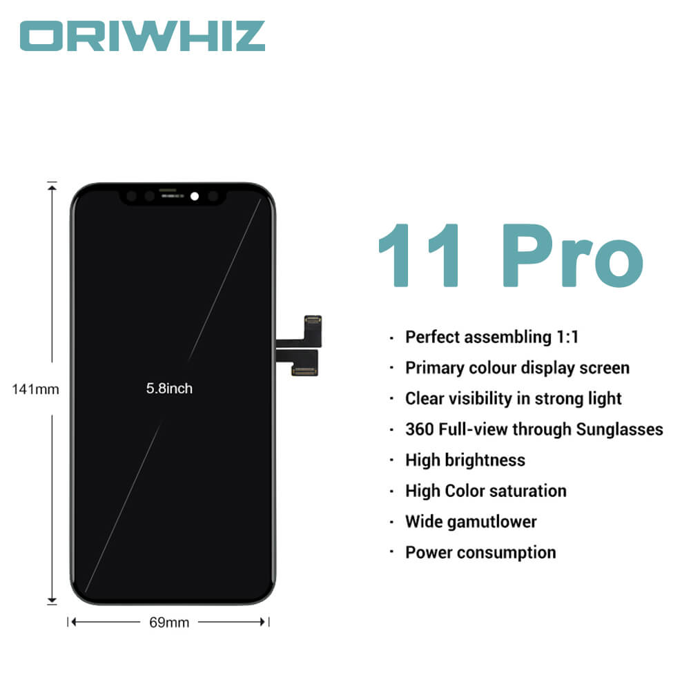 LCD Display INCELL For iPhone 11 Pro LCD Screen Replacement Display Assembly Touch Screen Digitizer - ORIWHIZ