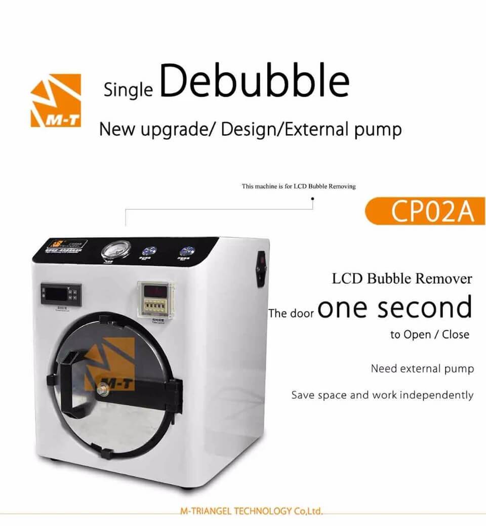 M-triangel 220v/110v CP-02A Oca Lcd Bubble Remover Machine Does Not Return Bubble For Lcd Refurbishment 7inch Screen Need External Pump - ORIWHIZ