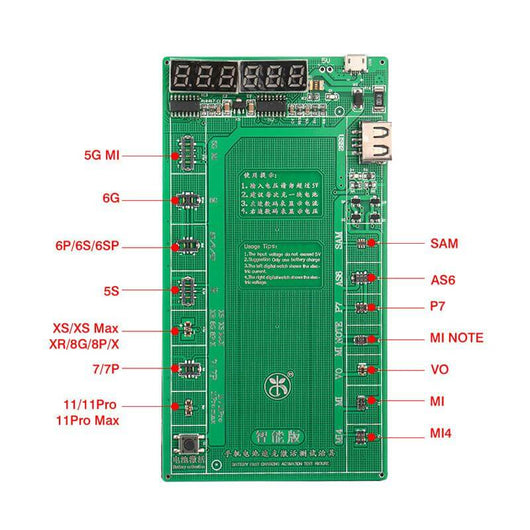 Mijing DC2015 Battery Quick Charge Activation Test Fixture For iPhone Huawei Samsung Mobile Phones Activation Board Repair Tool - ORIWHIZ