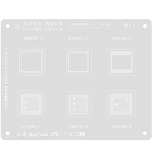 MJ BGA Reballing Solder Stencil Plant Tin Net Qualcom CPU - ORIWHIZ