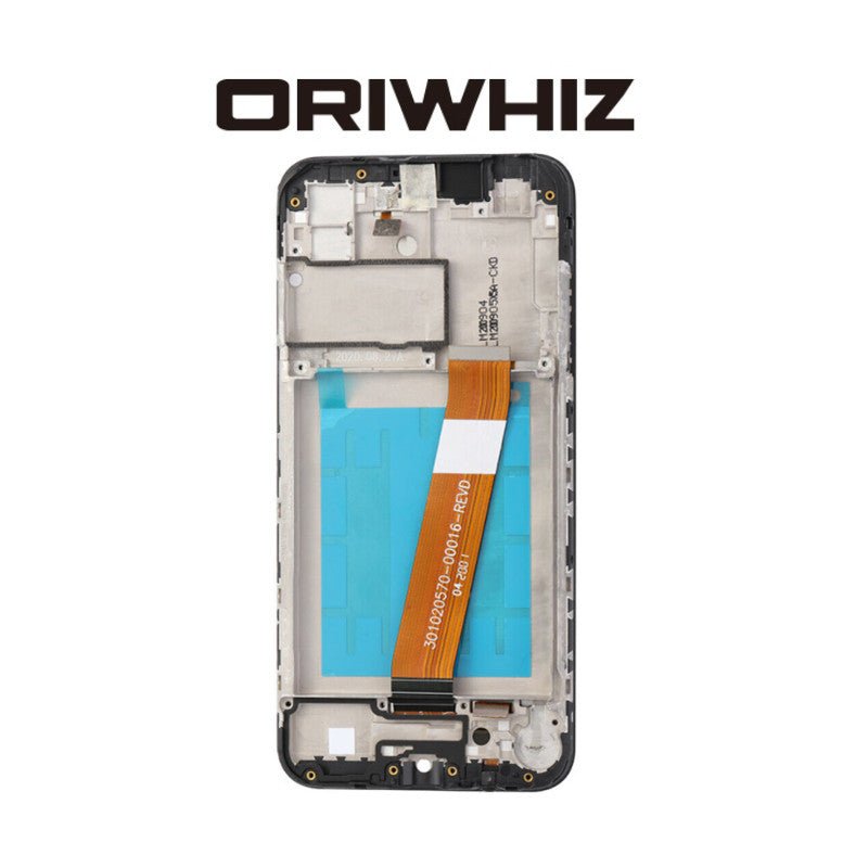 Pantalla táctil LCD con marco para Samsung Galaxy A01 y A015 - ORIWHIZ