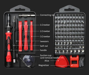 OEM Order Only 138 in1 Precision Screwdriver Set, Magnetic Small Torx Hex Screwdriver Hand Tools Kit for Cellphone, Laptop, and Other Electronic - ORIWHIZ