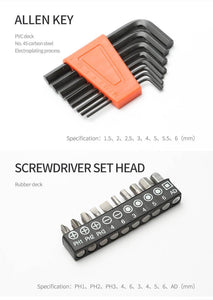 OEM Order Only 36 pieces hardware tool set Screwdriver Set Multi Function Phone Laptop Repair Tools Bit Screwdriver Set For Laptop Phone - ORIWHIZ