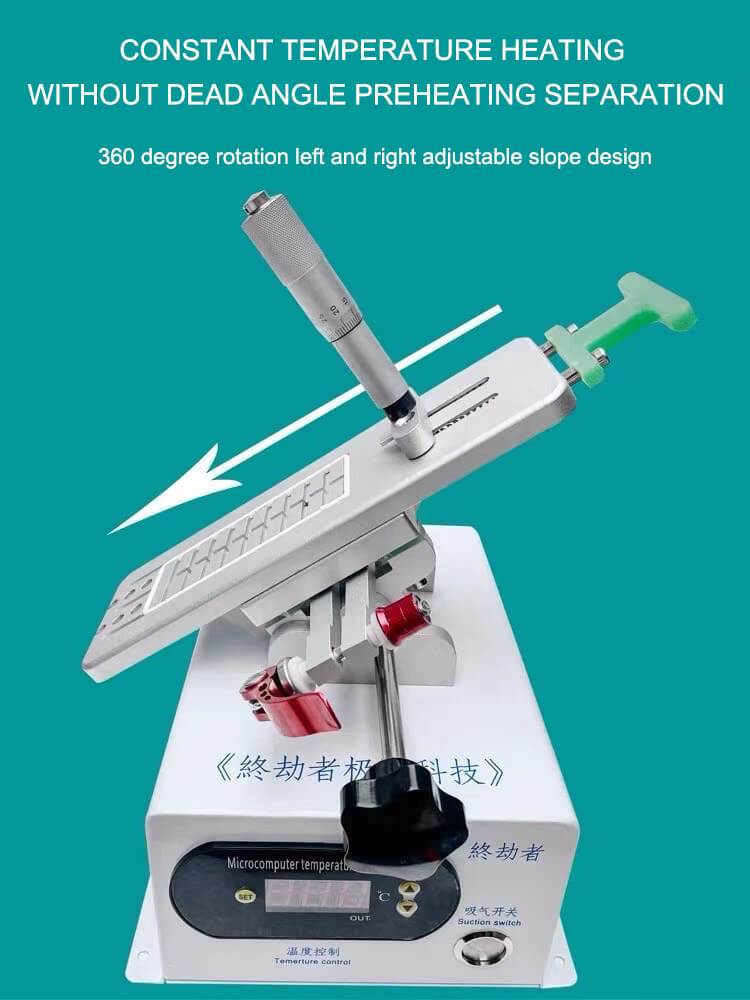 ORIWHIZ For Curved screen frame removal artifact separator Mobile phone screen built-in vacuum double-pump rotary final cushion knot separator - Oriwhiz Replace Parts