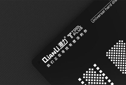 Qian li 2D hard disk Black stencil for iphone - ORIWHIZ