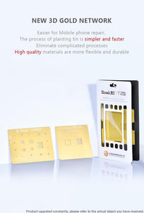 QianLi 3D Golden Stencil Square Hole Golden CPU and IC - ORIWHIZ