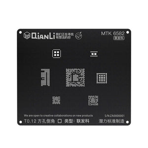 QIANLI iBlack 3D Steel mesh Reballing Stencil for Android Qualcomm EMMC MSM EMMC General DDR KIRIN 655 659 MSM 8937 2AA MTK 6582 - ORIWHIZ