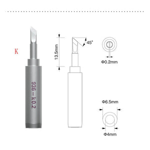 Qianli Tool 936 Universal Soldering Stations Solder Iron Tips Durable Lead Free K J I Welding Tip For BGA Rework - ORIWHIZ