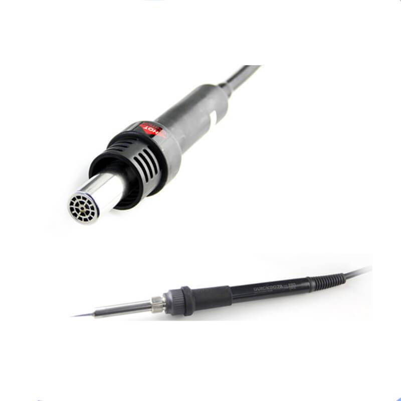 QUICK 700 air pump type 2+1 lead-free hot air gun for dismantling and welding platform of anti-static electric soldering iron - ORIWHIZ