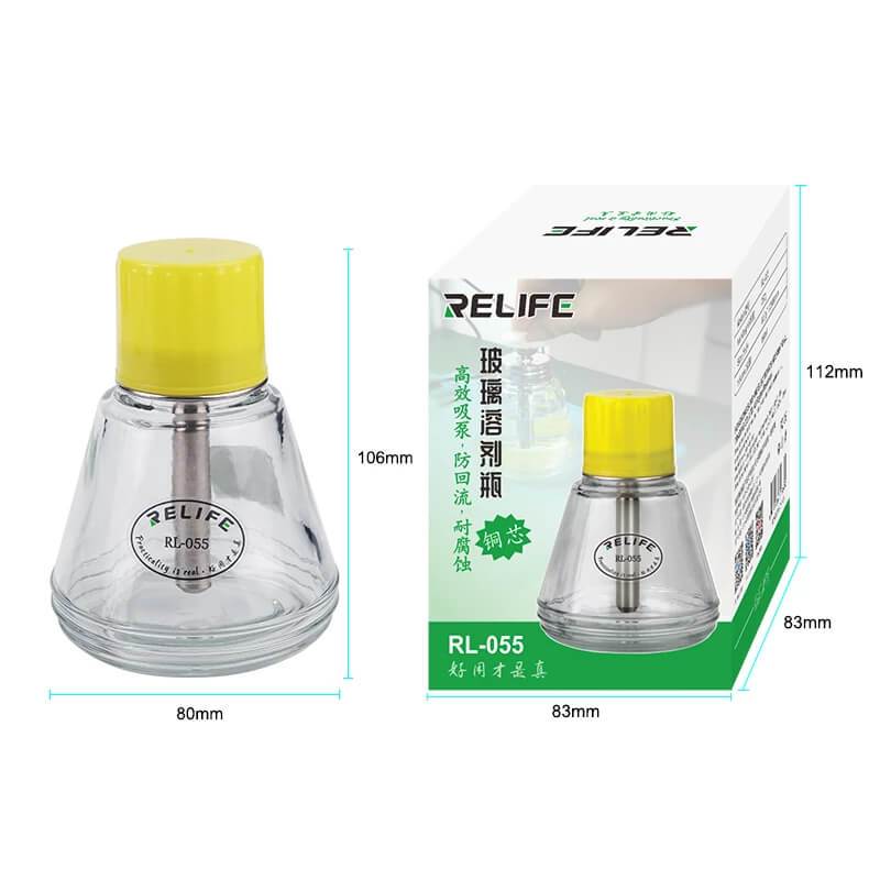 زجاجة كحول RELIFE RL-055 ذات قلب نحاسي، زجاجة مياه زجاجية للغسيل، أنبوب شفط معدني، زجاجة مياه أوتوماتيكية بالضغط - ORIWHIZ