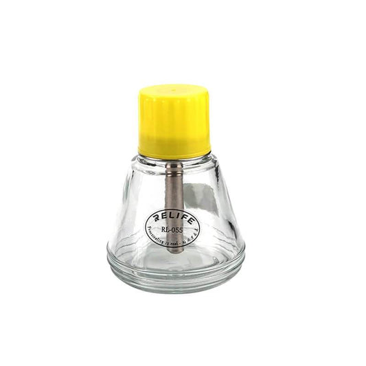 RELIFE RL-055 Copper Core Alcohol Bottle Glass Washing Water Bottle Metal Suction Pipe Pressing Type Automatic Water Bottle - ORIWHIZ