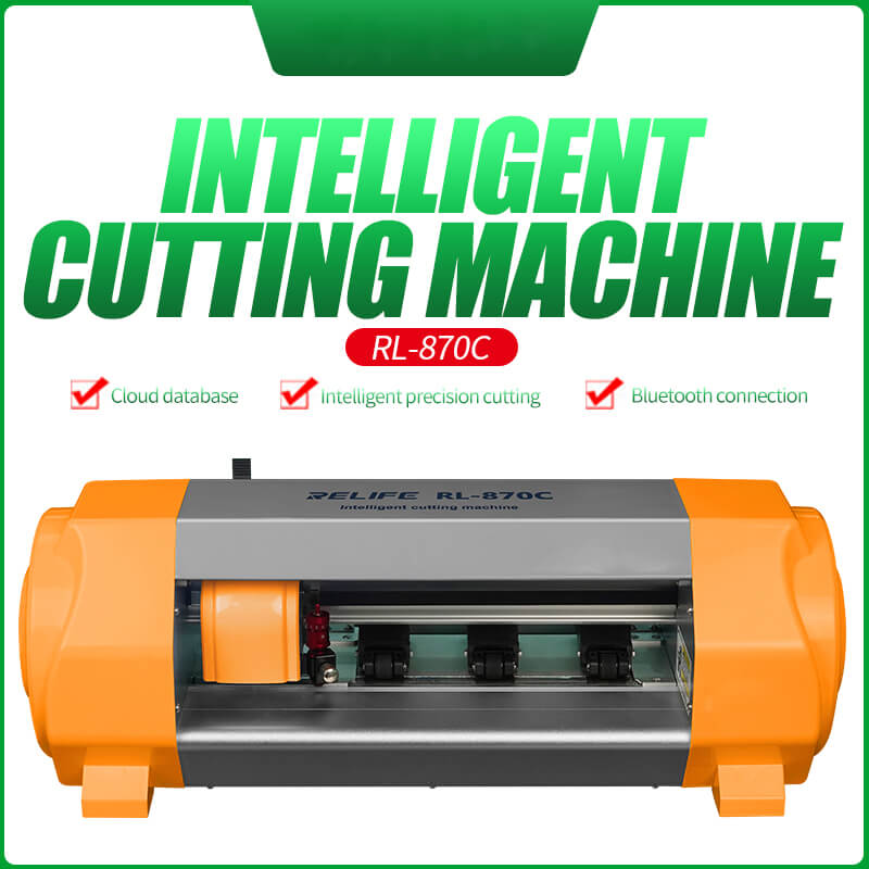 RELIFE RL-870C Intelligent Mobile phone Screen Protection Cutter Hydrogel Films plotter/Matt filters Cutting Machine for iphone - ORIWHIZ