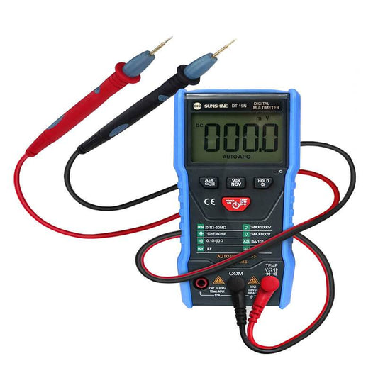 Sunshine DT-19N mini intelligent digital multimeter for mobile phone current and voltage resistance detection - ORIWHIZ