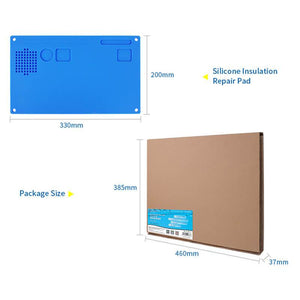 SUNSHINE SS-004N Microscope Holder Stand with Silicone Repair Soldering Mat Repair Pad for Phone DIY Welding Tool - ORIWHIZ