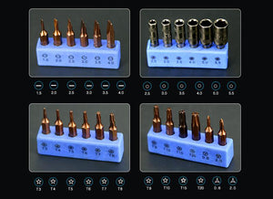 SUNSHINE SS-5117 58 in 1 Screwdriver Set Bits Kit for Phone Mobile IPad Camera Maintenance Tools Screwdriver Set Repair tools - ORIWHIZ