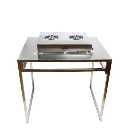 TBK-805 Dust Free Aluminum Work bench with Anti-static Curtains Iron Workbench With Cleaning Room for LCD Laminating Repair - ORIWHIZ