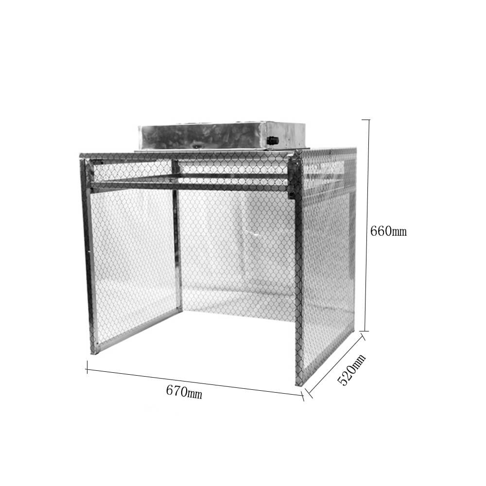 TBK-805 Dust Free Aluminum Work bench with Anti-static Curtains Iron Workbench With Cleaning Room for LCD Laminating Repair - ORIWHIZ