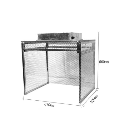 TBK-805 Dust Free Aluminum Work bench with Anti-static Curtains Iron Workbench With Cleaning Room for LCD Laminating Repair - ORIWHIZ