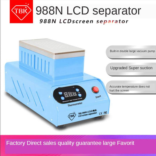 TBK 988N dual pump separator built-in large pump manual vacuum LIQUID crystal screen separator - ORIWHIZ