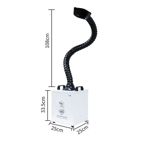 TBK Fume Extractor Soldering Smoke Purifier Air Dust Cleaner Room Smoke Purification Filter System For Phone Repair - ORIWHIZ