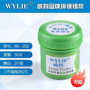 Wylie 183 138 217 158 Temperatur Soldering Paste Flux Solder Tin Sn63/Pb67 for Soldering Iron Circuit Board SMT SMD Repair Tools - ORIWHIZ