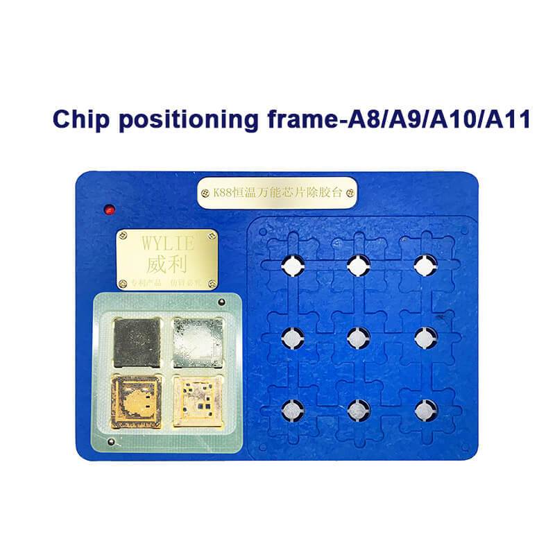 WYLIE K88 Universal NAND PICE Chip Glue Removal Platform Constant Temperature IC Chip preheater platform for A8 A9 A10 A11 A12 - ORIWHIZ