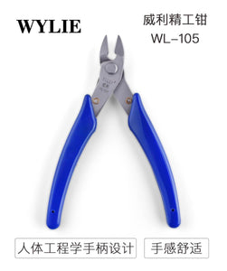 WYLIE Plier WL-A05 105 106 Oblique Side 5 inch 6 inch Industrial Grade Chrome Vanadium Steel Mini Electronic Cutting Pliers - ORIWHIZ